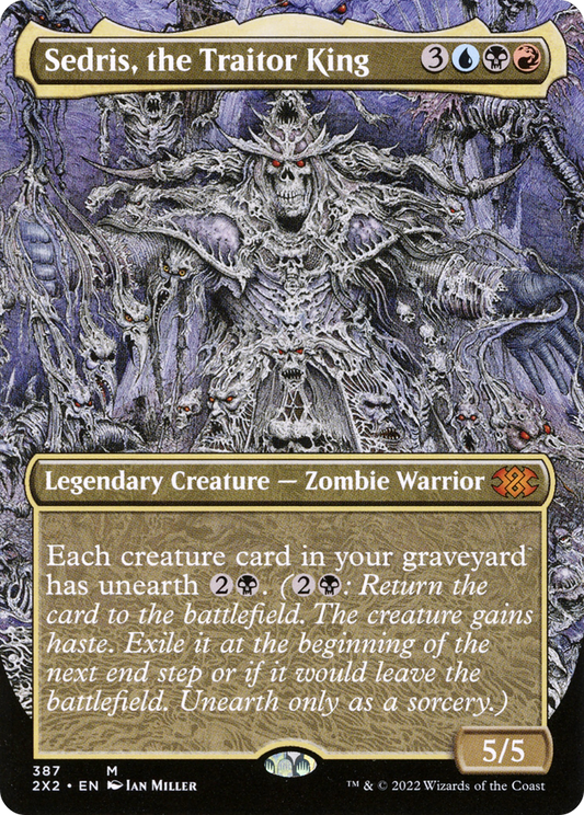 Sedris, the Traitor King (2X2-387) (Borderless) (Foil)