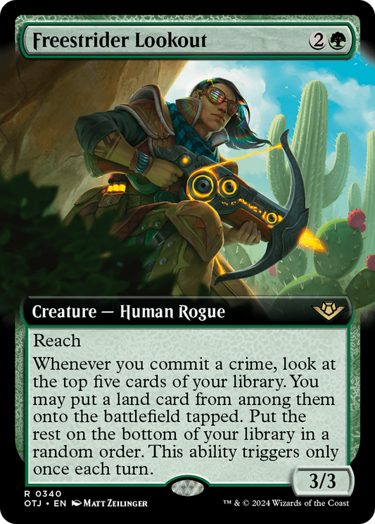 Freestrider Lookout (OTJ-340) (Extended Art) (Foil)