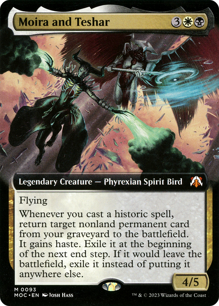 Moira and Teshar (MOC-093) (Extended Art) (Foil)
