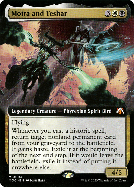 Moira and Teshar (MOC-093) (Extended Art) (Foil)