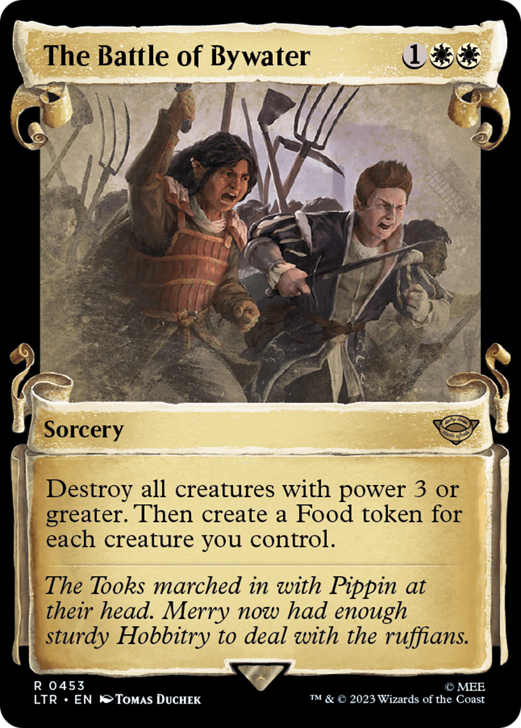The Battle of Bywater (LTR-453) (Showcase) (Scroll) (Foil)