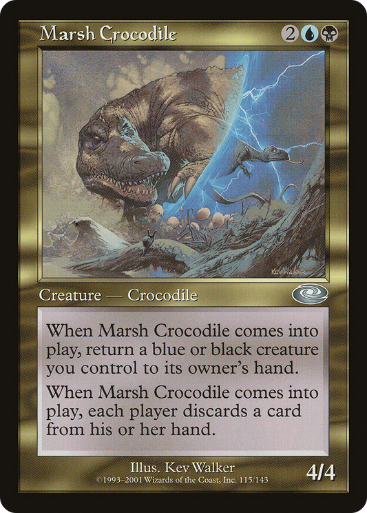 Marsh Crocodile (PLS-115) (Foil)
