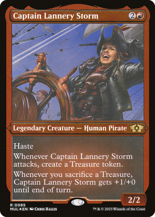 Captain Lannery Storm (MUL-085) (Etched Foil)