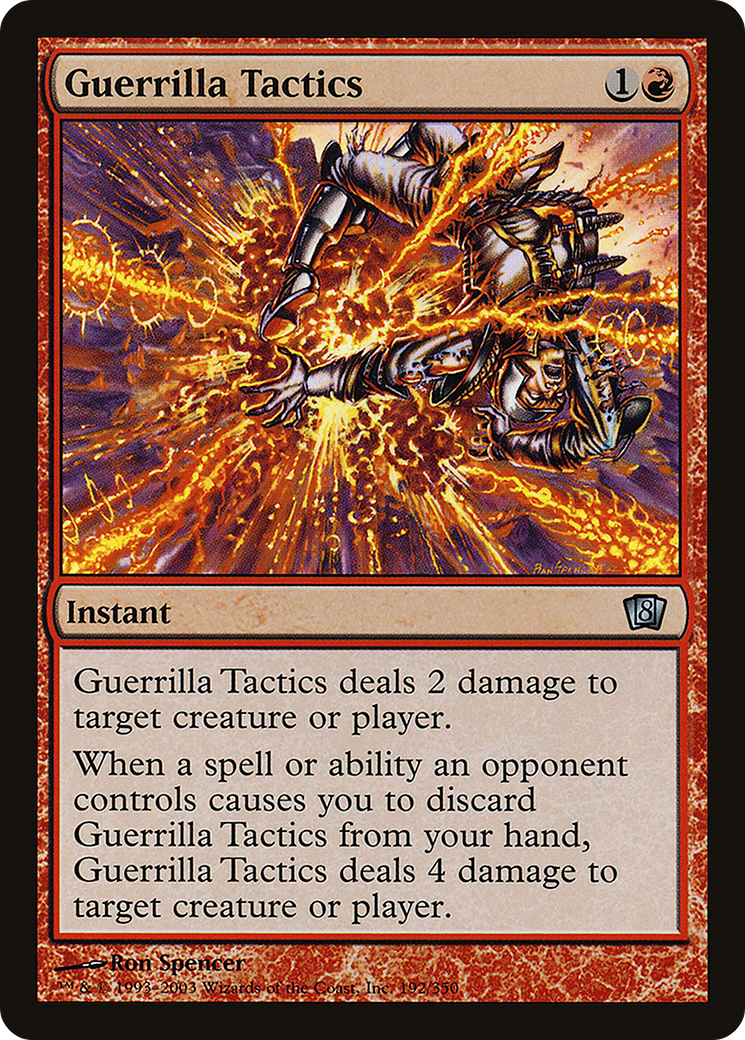 Guerrilla Tactics (8ED-192★) (Foil)