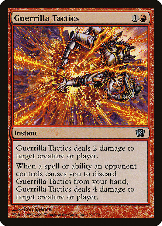 Guerrilla Tactics (8ED-192★) (Foil)