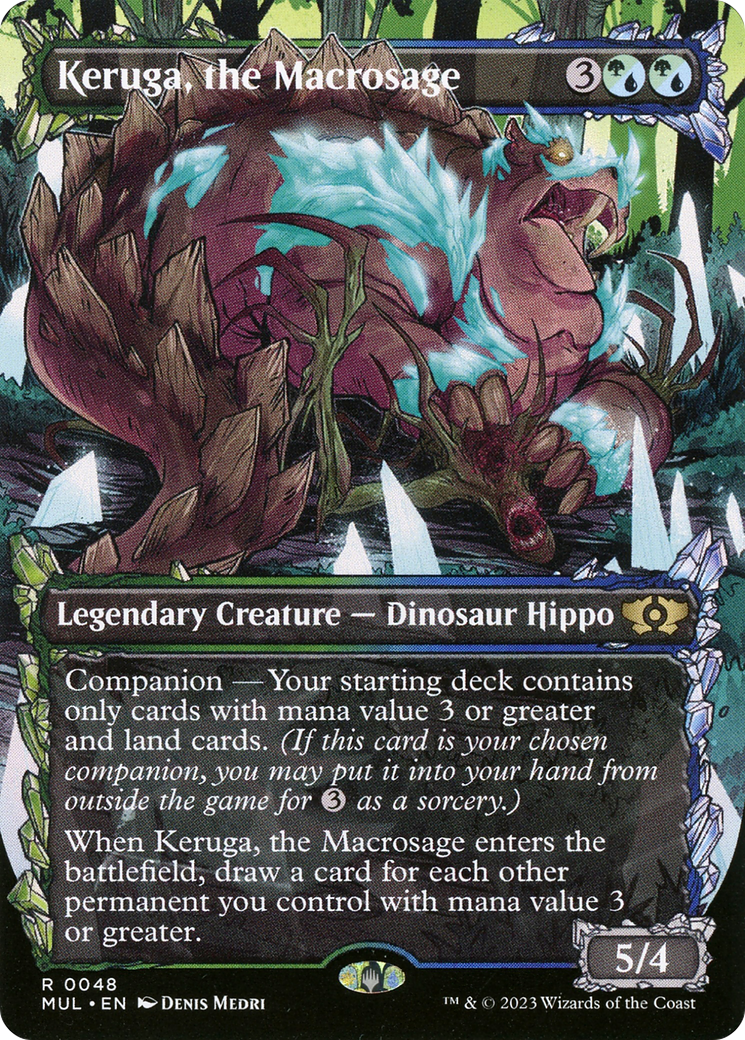 Keruga, the Macrosage (MUL-048) (Showcase) (Borderless)