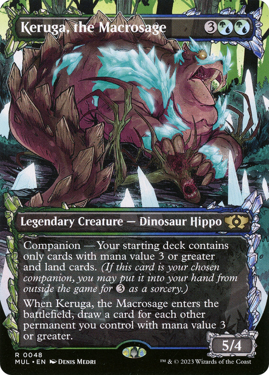 Keruga, the Macrosage (MUL-048) (Showcase) (Borderless)