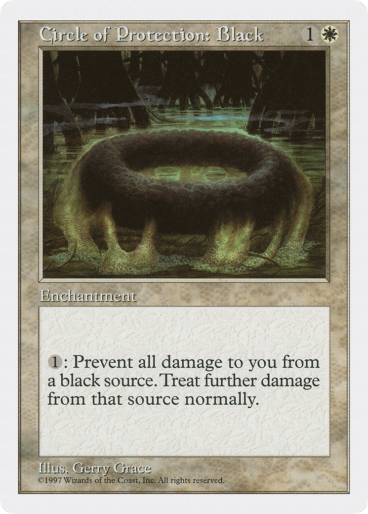 Circle of Protection: Black (5ED-017)