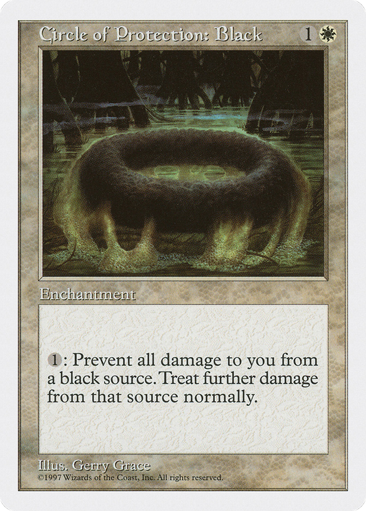 Circle of Protection: Black (5ED-017)