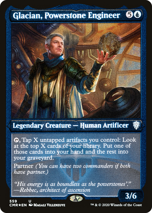 Glacian, Powerstone Engineer (CMR-559) (Etched Foil)