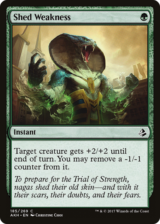 Shed Weakness (AKH-185) (Foil)