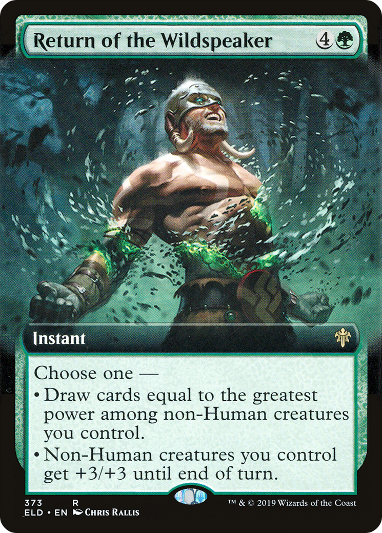 Return of the Wildspeaker (ELD-373) (Extended Art)