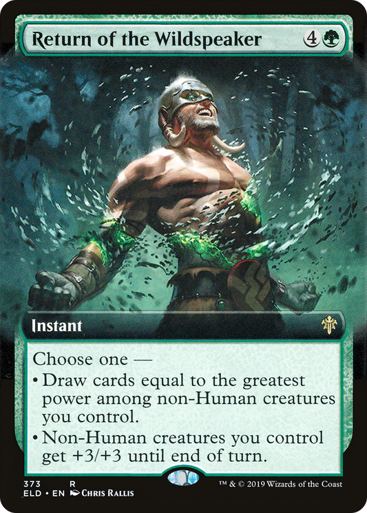 Return of the Wildspeaker (ELD-373) (Extended Art) (Foil)