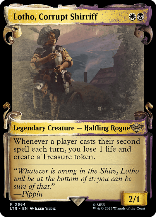 Lotho, Corrupt Shirriff (LTR-664) (Showcase) (Scroll)