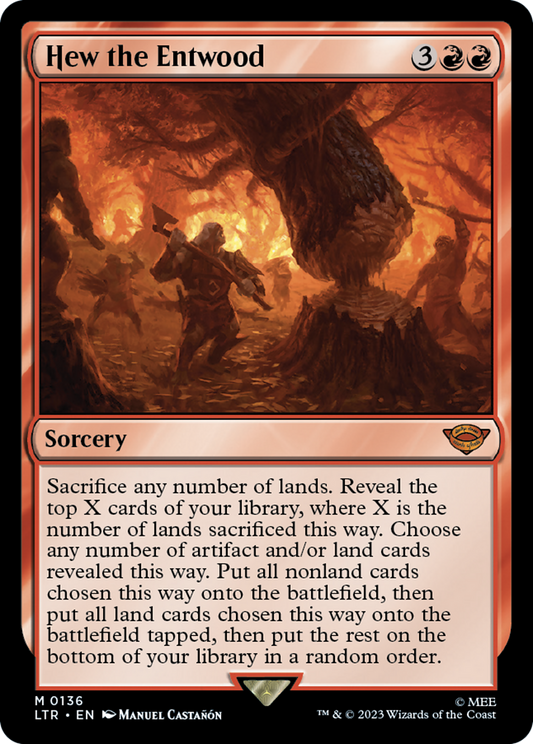 Hew the Entwood (LTR-136) (Foil)