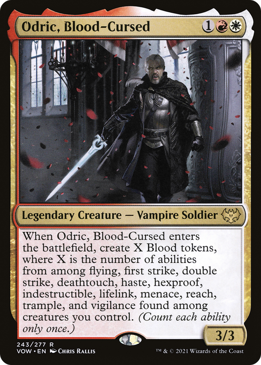 Odric, Blood-Cursed (VOW-243) (Foil)