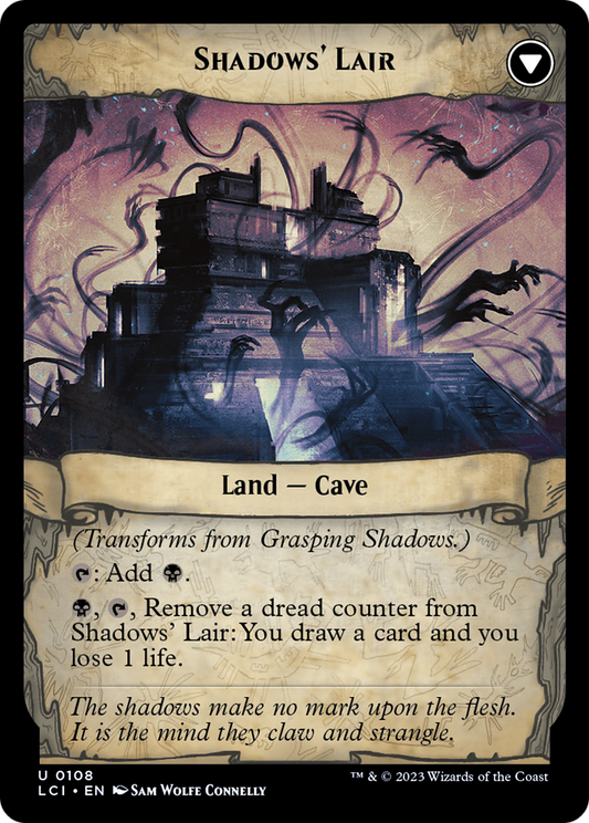 Grasping Shadows // Shadows' Lair (LCI-108) (Foil)