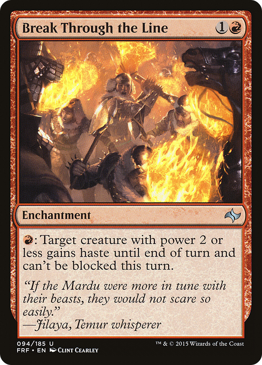 Break Through the Line (FRF-094) (Foil)