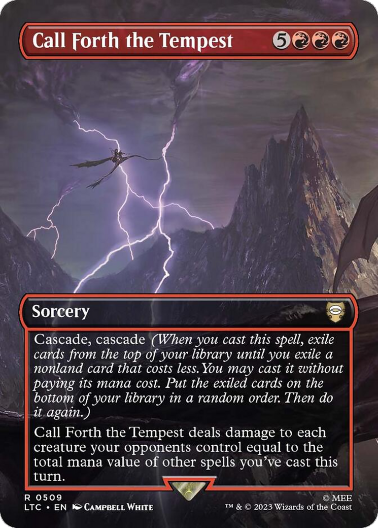 Call Forth the Tempest (LTC-509) (Borderless) (Foil)