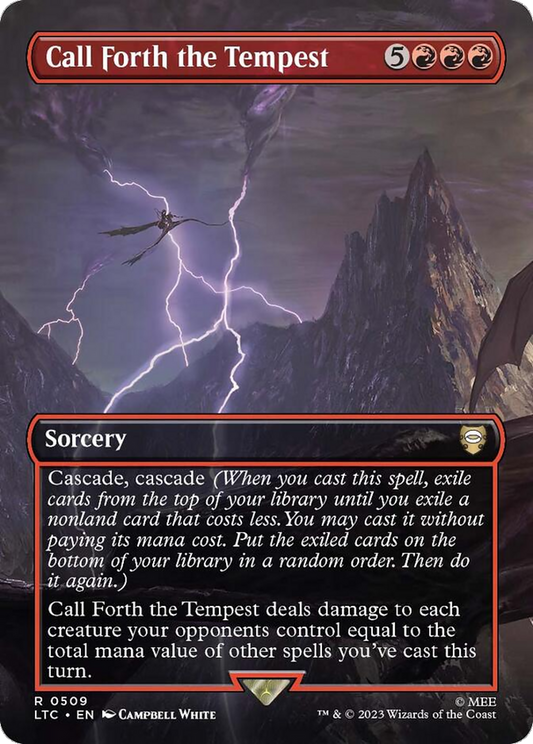 Call Forth the Tempest (LTC-509) (Borderless) (Foil)