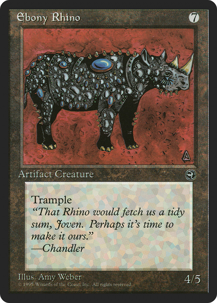 Ebony Rhino (HML-106)