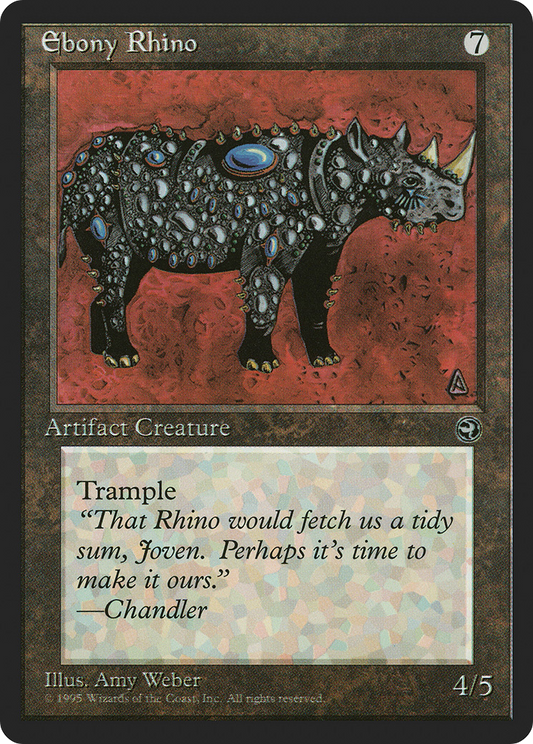Ebony Rhino (HML-106)
