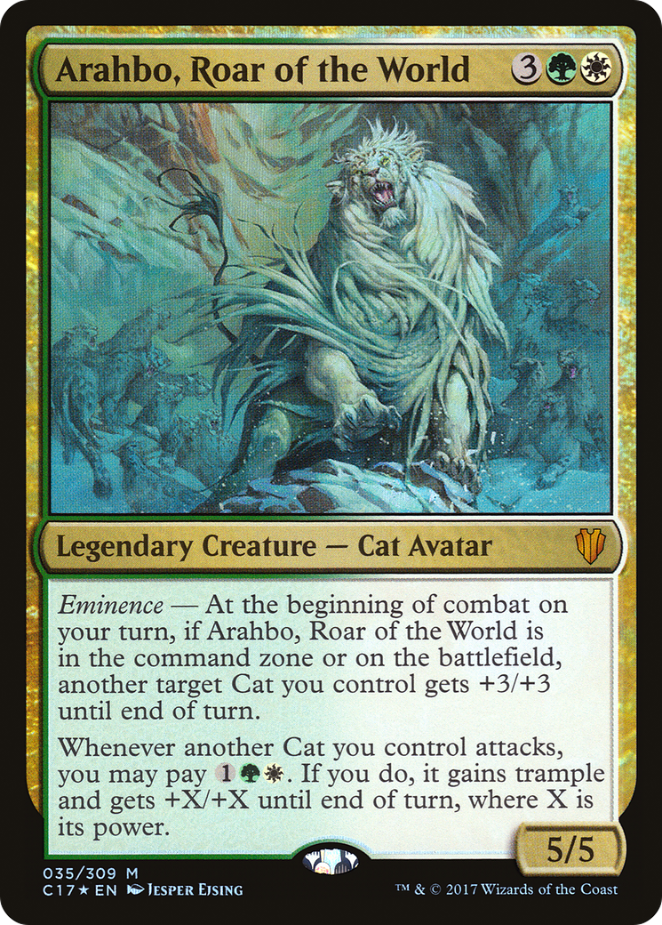 Arahbo, Roar of the World (C17-035) (Foil)