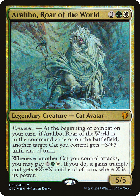 Arahbo, Roar of the World (C17-035) (Foil)