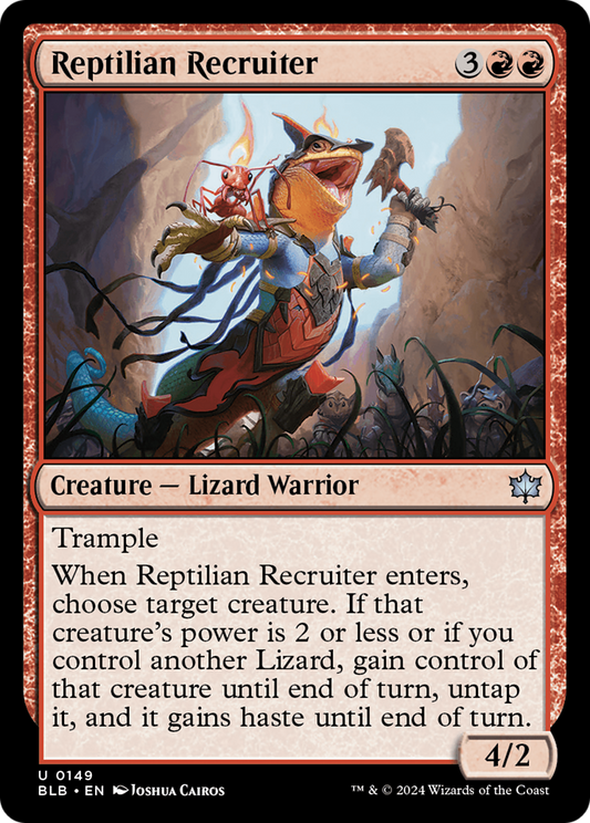 Reptilian Recruiter (BLB-149) (Foil)
