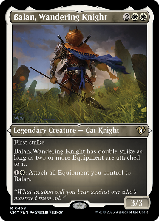Balan, Wandering Knight (CMM-458) (Etched Foil)