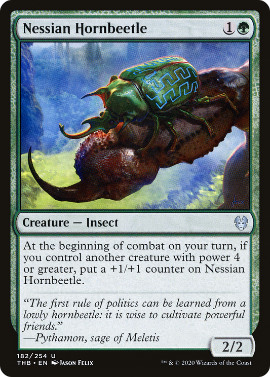Nessian Hornbeetle (THB-182) (Foil)