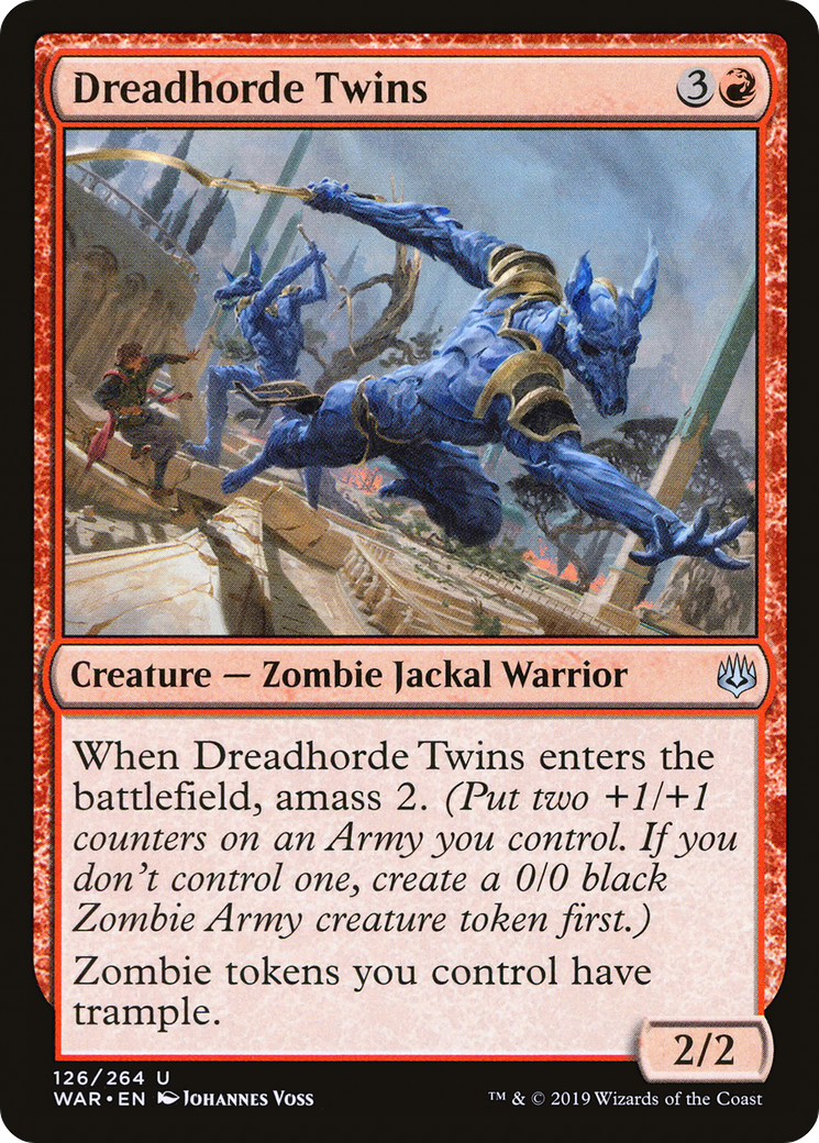 Dreadhorde Twins (WAR-126) (Foil)