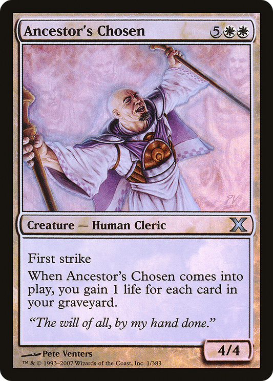 Ancestor's Chosen (10E-01★) (Foil)