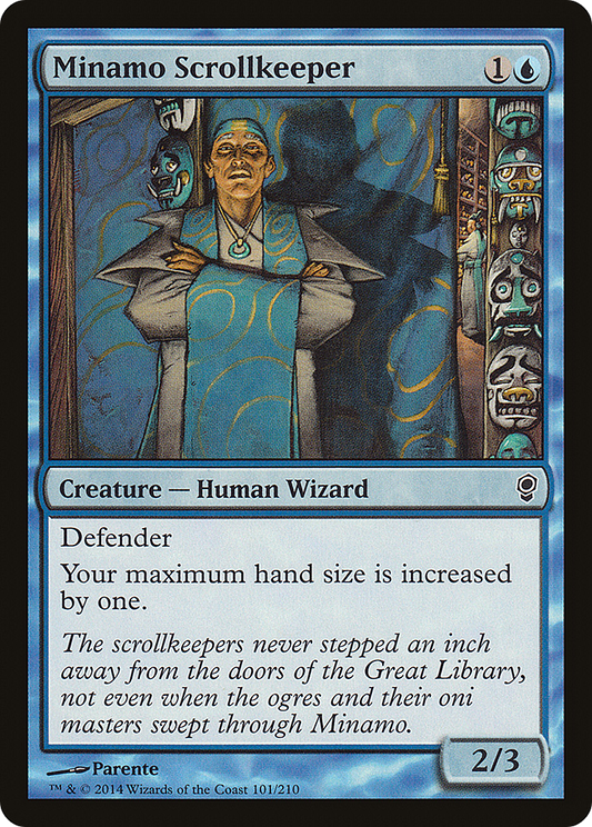 Minamo Scrollkeeper (CNS-101) (Foil)