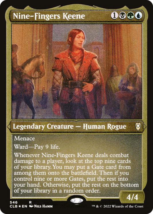 Nine-Fingers Keene (CLB-546) (Etched Foil)
