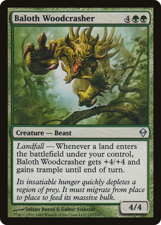 Baloth Woodcrasher (ZEN-157) (Foil)