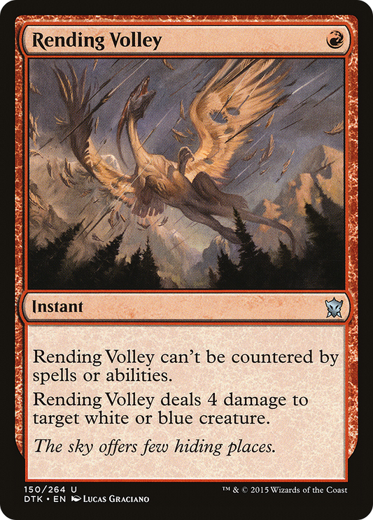 Rending Volley (DTK-150) (Foil)