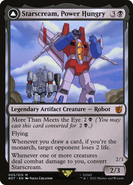 Starscream, Power Hungry // Starscream, Seeker Leader (BOT-005)