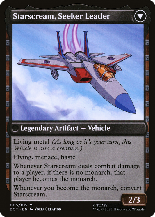 Starscream, Power Hungry // Starscream, Seeker Leader (BOT-005)
