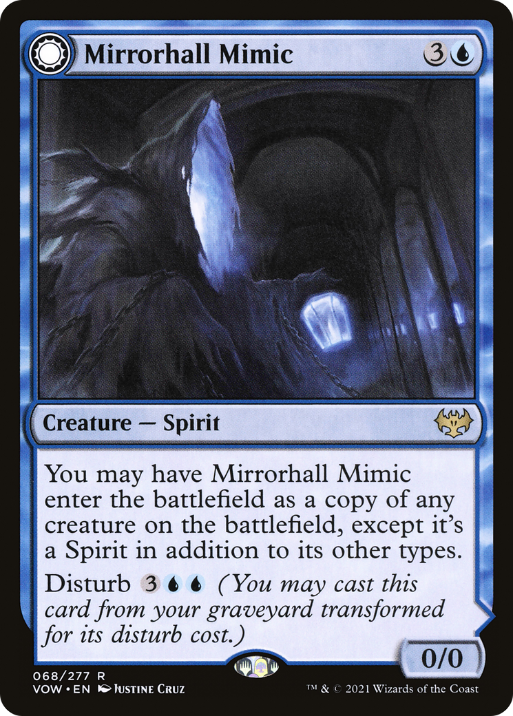 Mirrorhall Mimic // Ghastly Mimicry (VOW-068) (Foil)