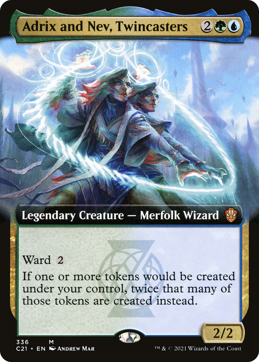 Adrix and Nev, Twincasters (C21-336) (Extended Art)
