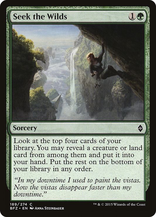 Seek the Wilds (BFZ-189) (Foil)