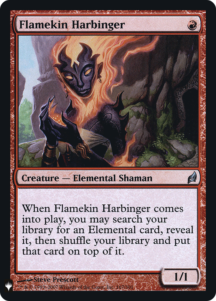 Flamekin Harbinger (LIST-LRW-167) (Foil)