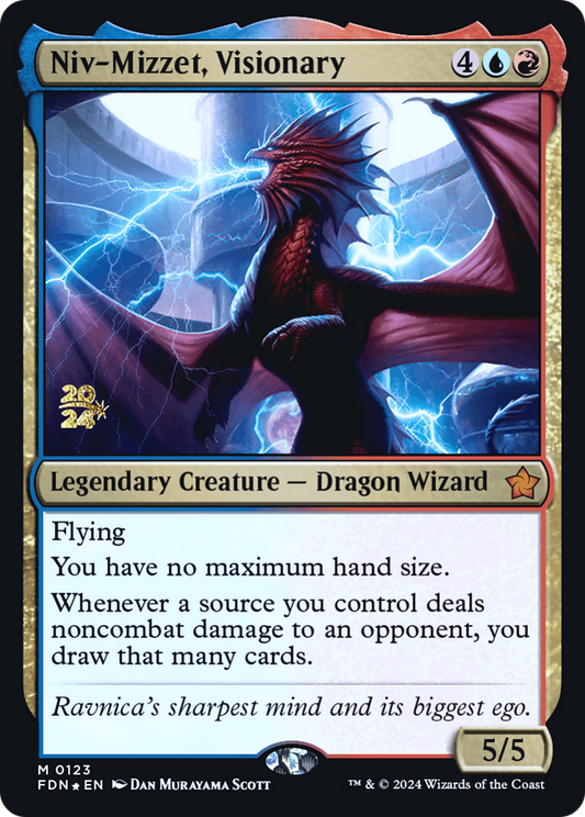 Niv-Mizzet, Visionary (PRE-123S) (Foil)