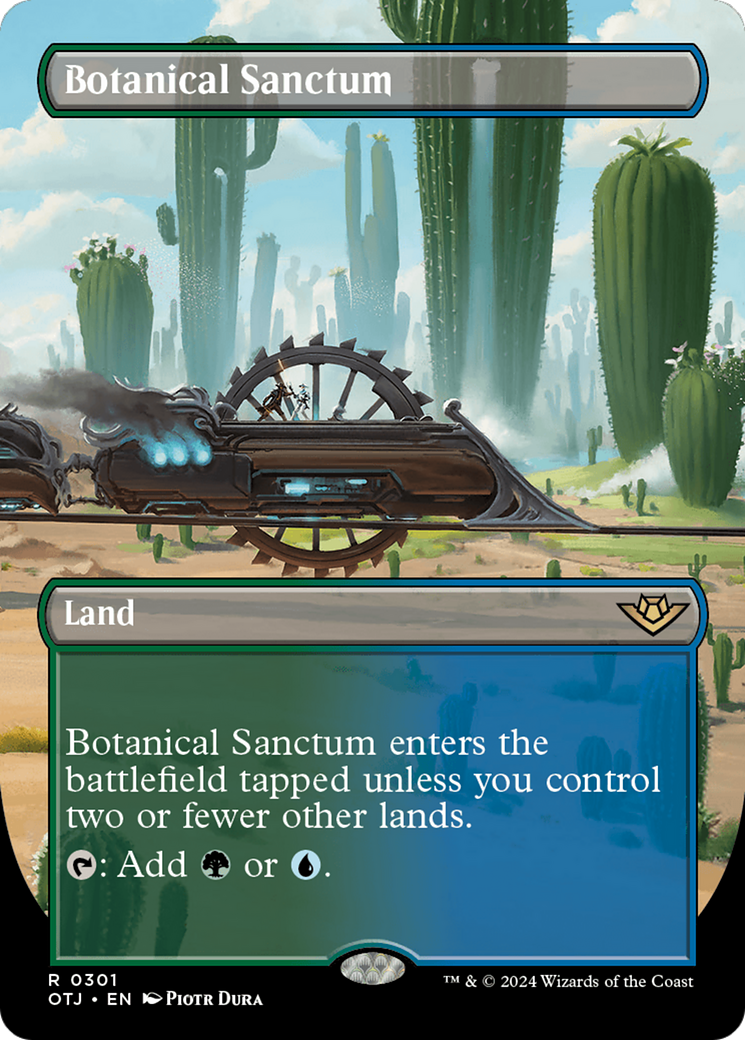 Botanical Sanctum (OTJ-301) (Borderless) (Foil)