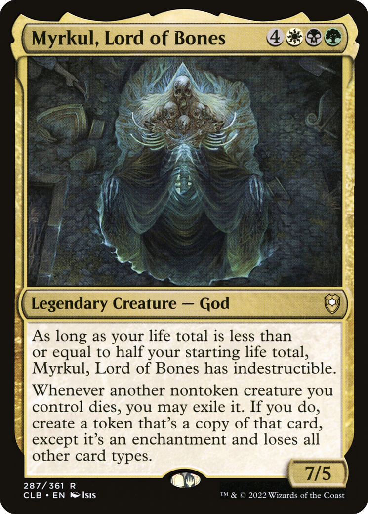 Myrkul, Lord of Bones (CLB-287) (Foil)