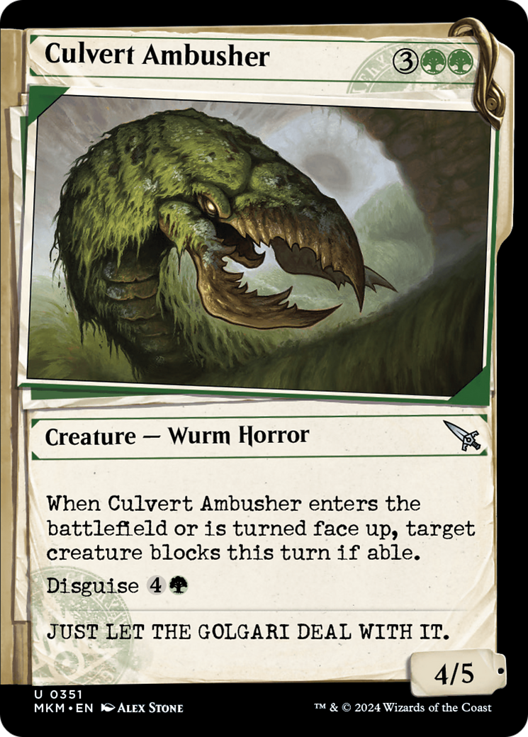 Culvert Ambusher (MKM-351) (Showcase) (Foil)