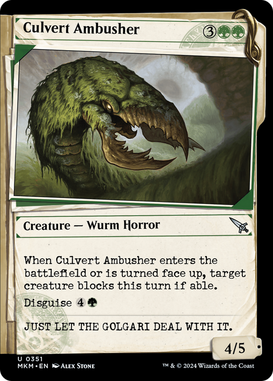 Culvert Ambusher (MKM-351) (Showcase) (Foil)
