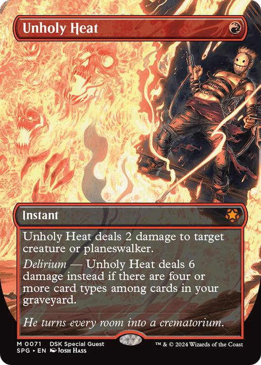 Unholy Heat (SPG-071) (Borderless) (Foil)