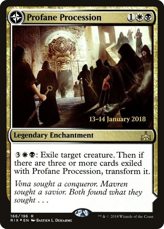 Profane Procession // Tomb of the Dusk Rose (PRE-166S) (Foil)